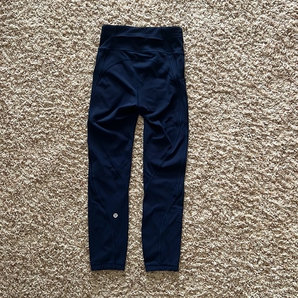 Lululemon true navy cropped leggings - Picture 3 of 3